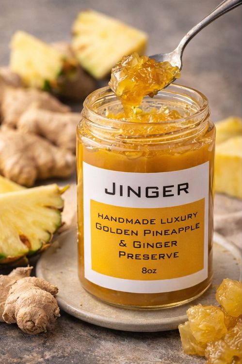 Handmade Luxury Pineapple & Ginger Preserve - Limited Edition