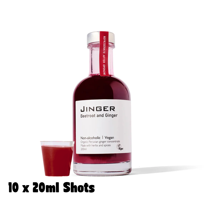 Organic Ginger & Beetroot 200ml (NO ADDED SUGAR)
