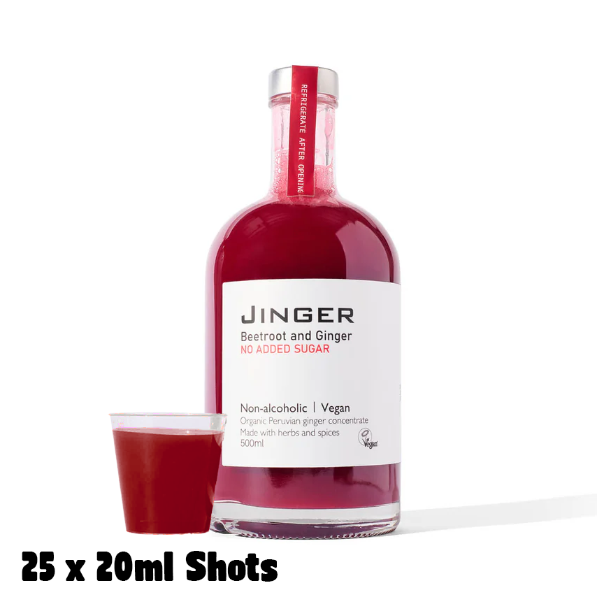 Organic Ginger & Beetroot 500ml (NO ADDED SUGAR)