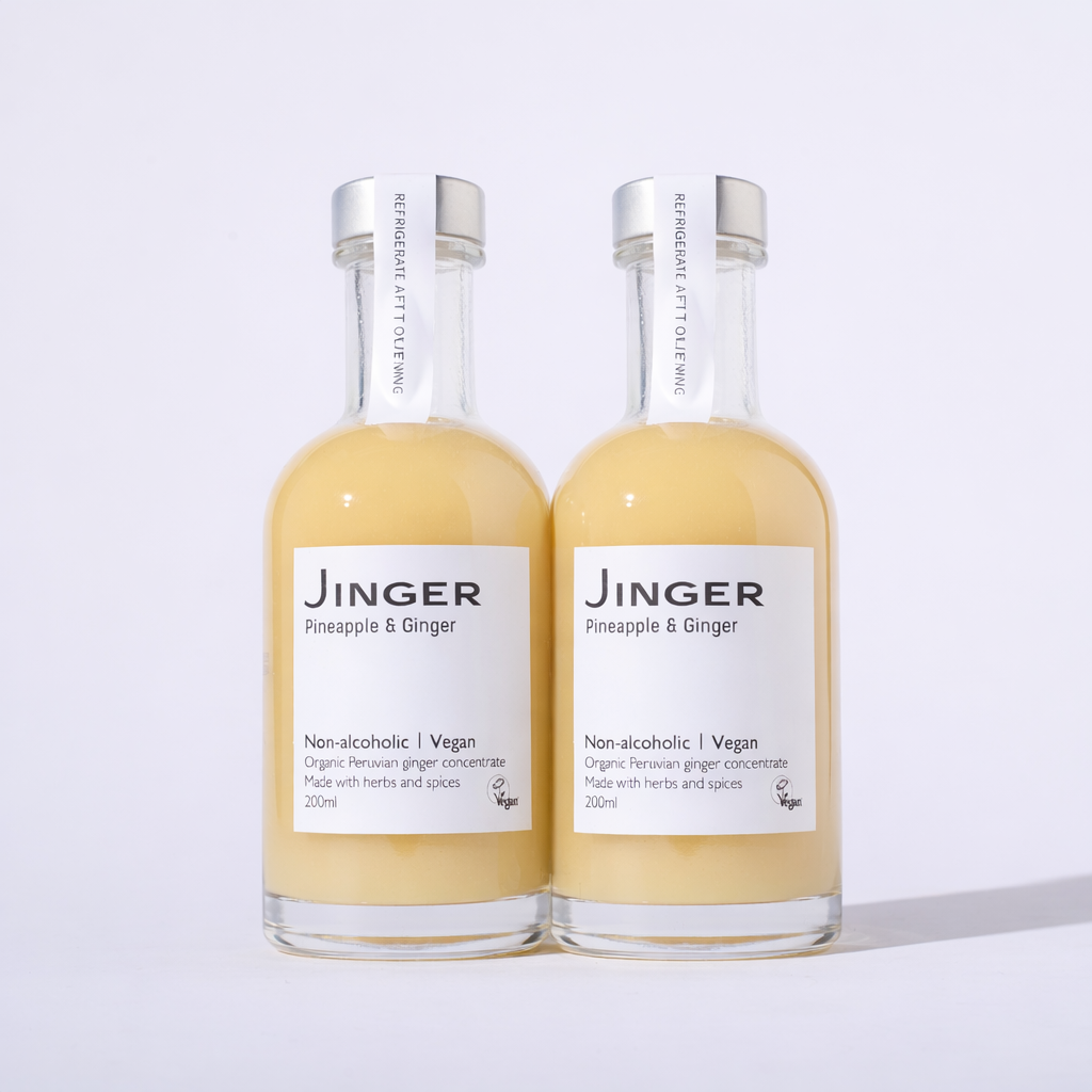 Organic Ginger & Pineapple 200ml (2 Bottles) - SALE