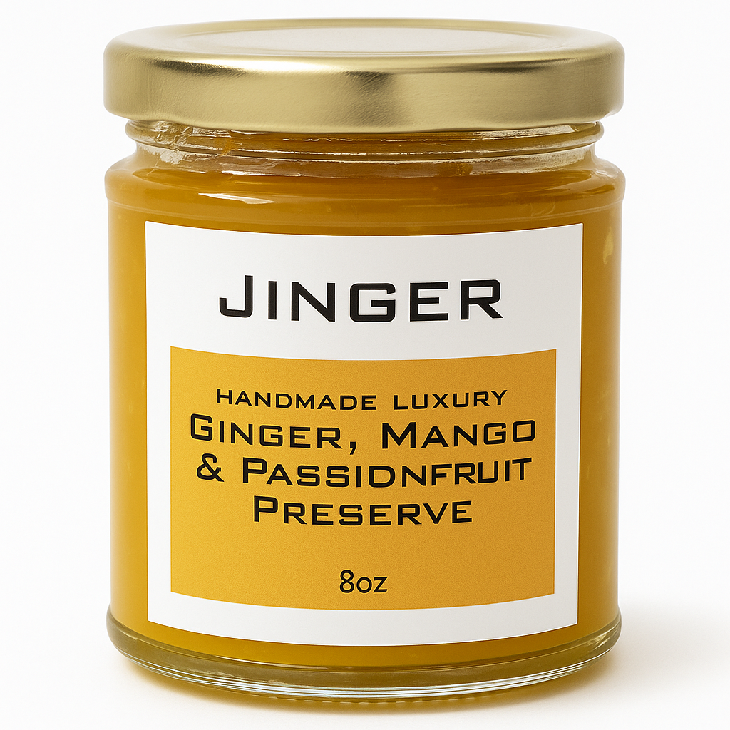 Handmade Luxury Mango, Ginger & Passion Fruit Preserve - Limited Edition