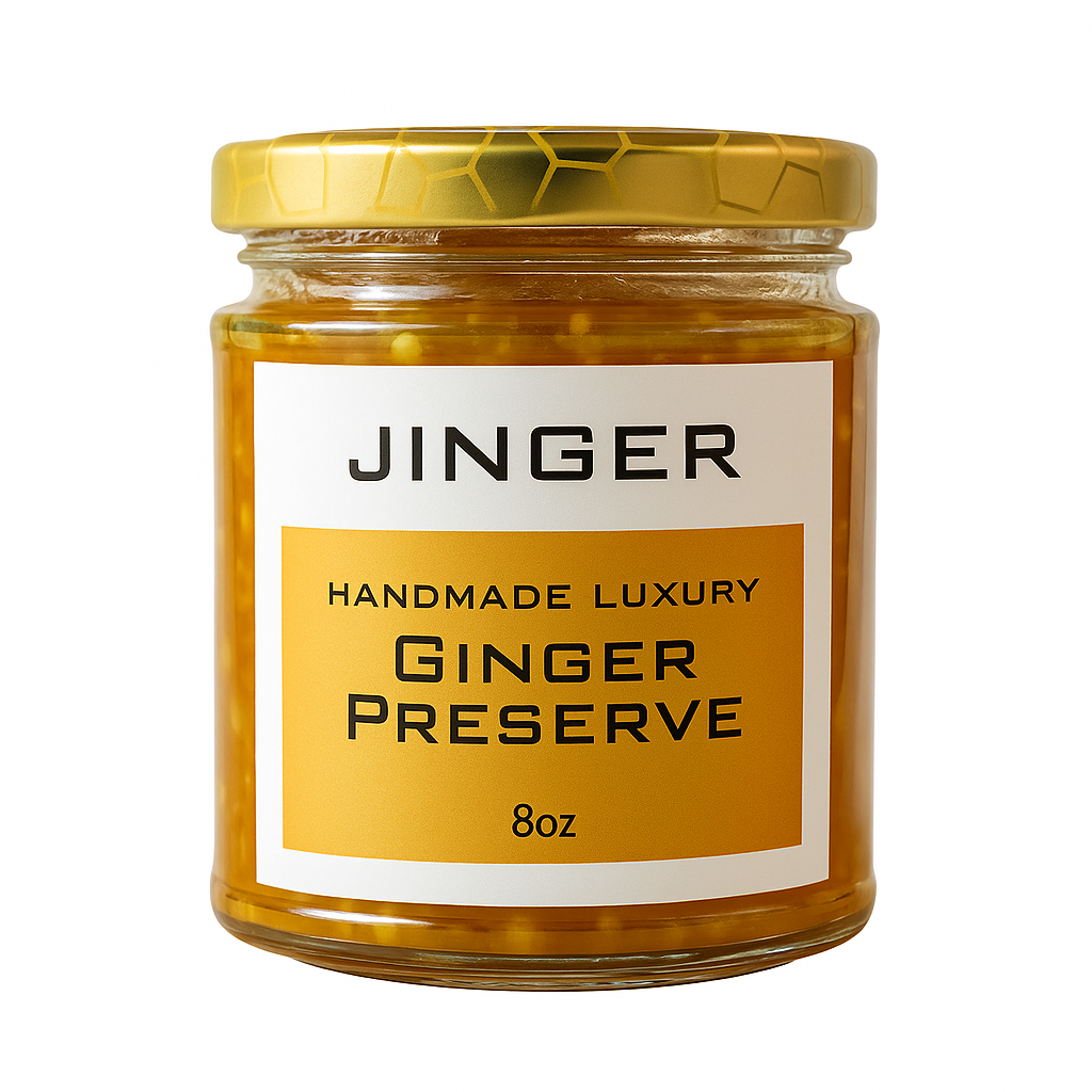 Handmade Luxury Ginger Preserve - Limited Edition only 3 ingredients.