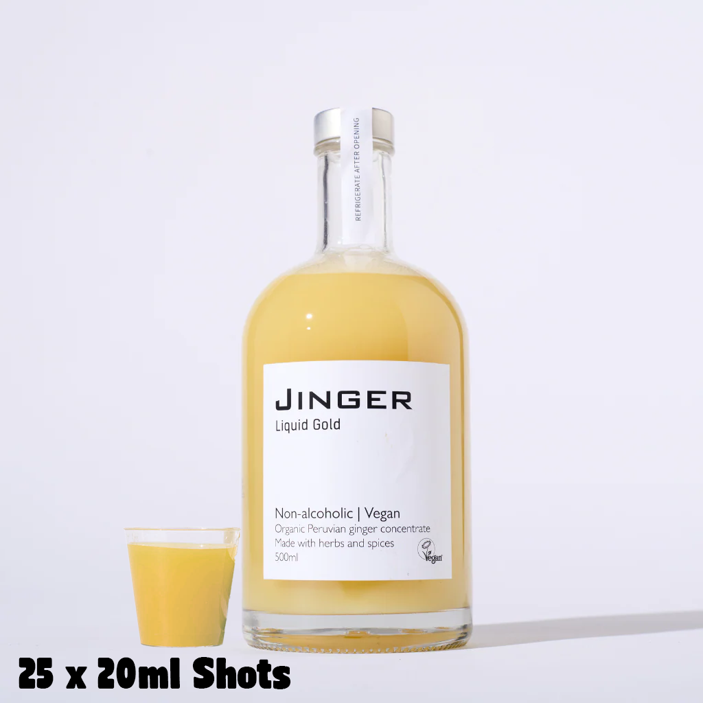 Organic Ginger Liquid Gold - 500ml - Ginger Concentrate