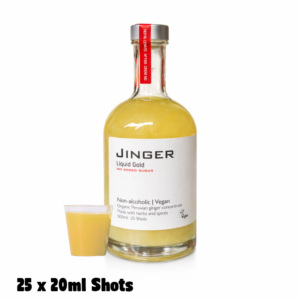 Organic Ginger Liquid Gold with Apple juice - No Added Sugar - 500ml