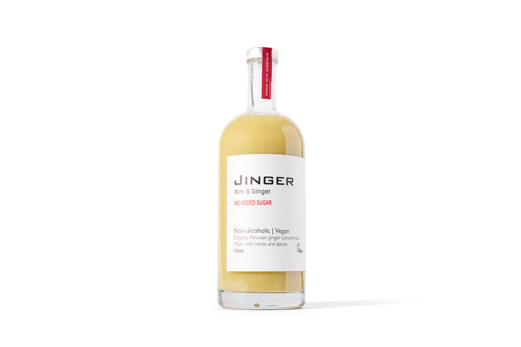Ginger & Mint [NO ADDED SUGAR] -  Concentrate 1 Litre