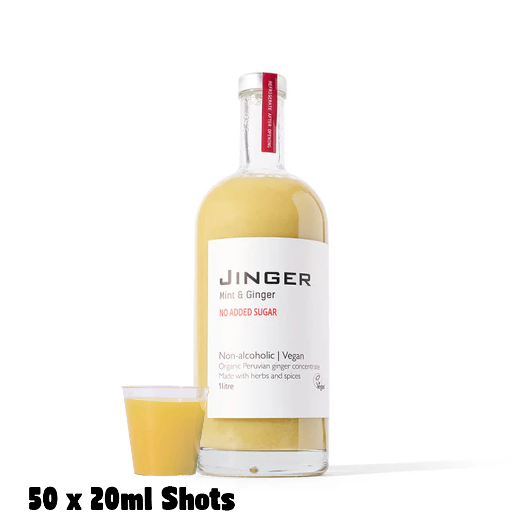 Ginger & Mint [NO ADDED SUGAR] -  Concentrate 1 Litre
