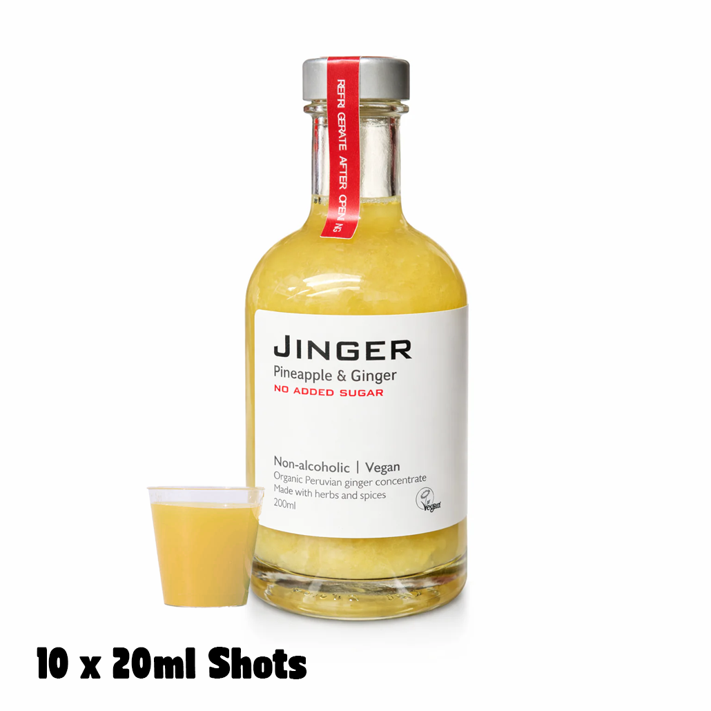 Organic Ginger & Pineapple with Apple juice - No Added Sugar - 200ml