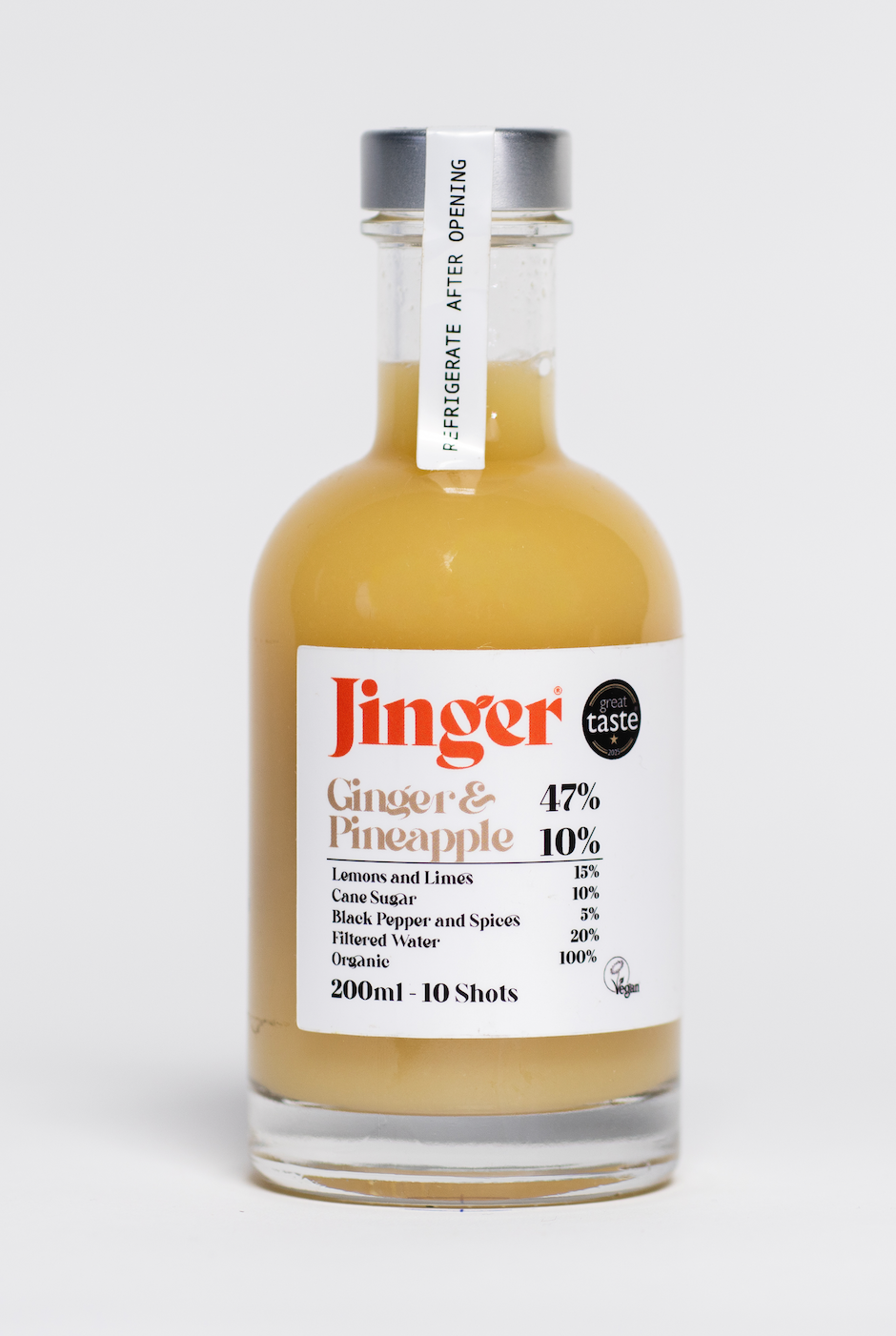 Organic Ginger & Pineapple 200ml