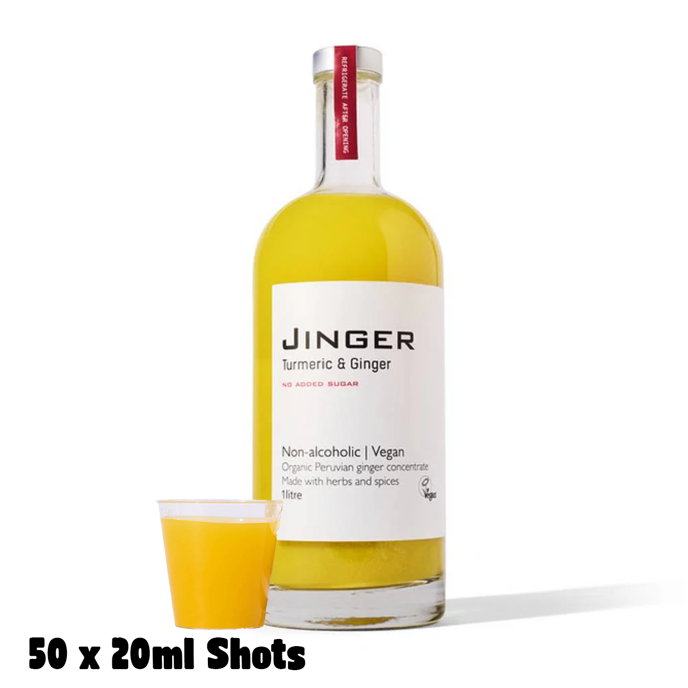 Ginger & Turmeric 1litre [NO ADDED SUGAR].