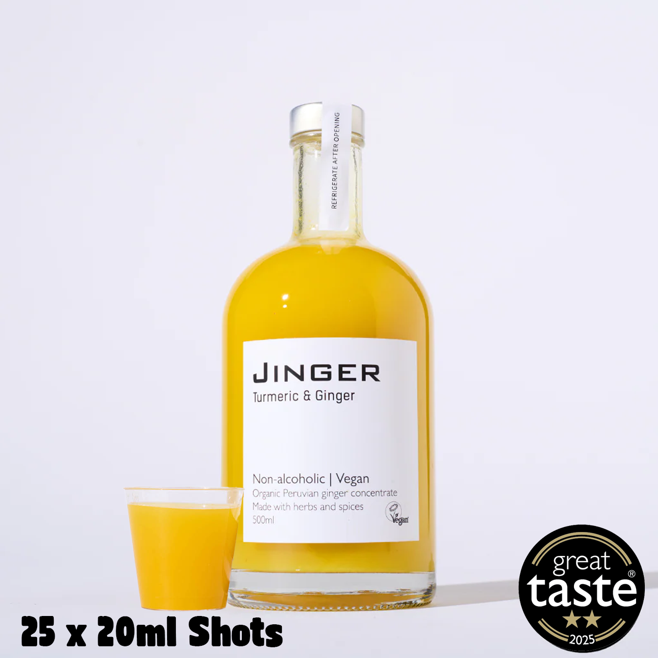 Organic Ginger & Turmeric -  Concentrate 500ml