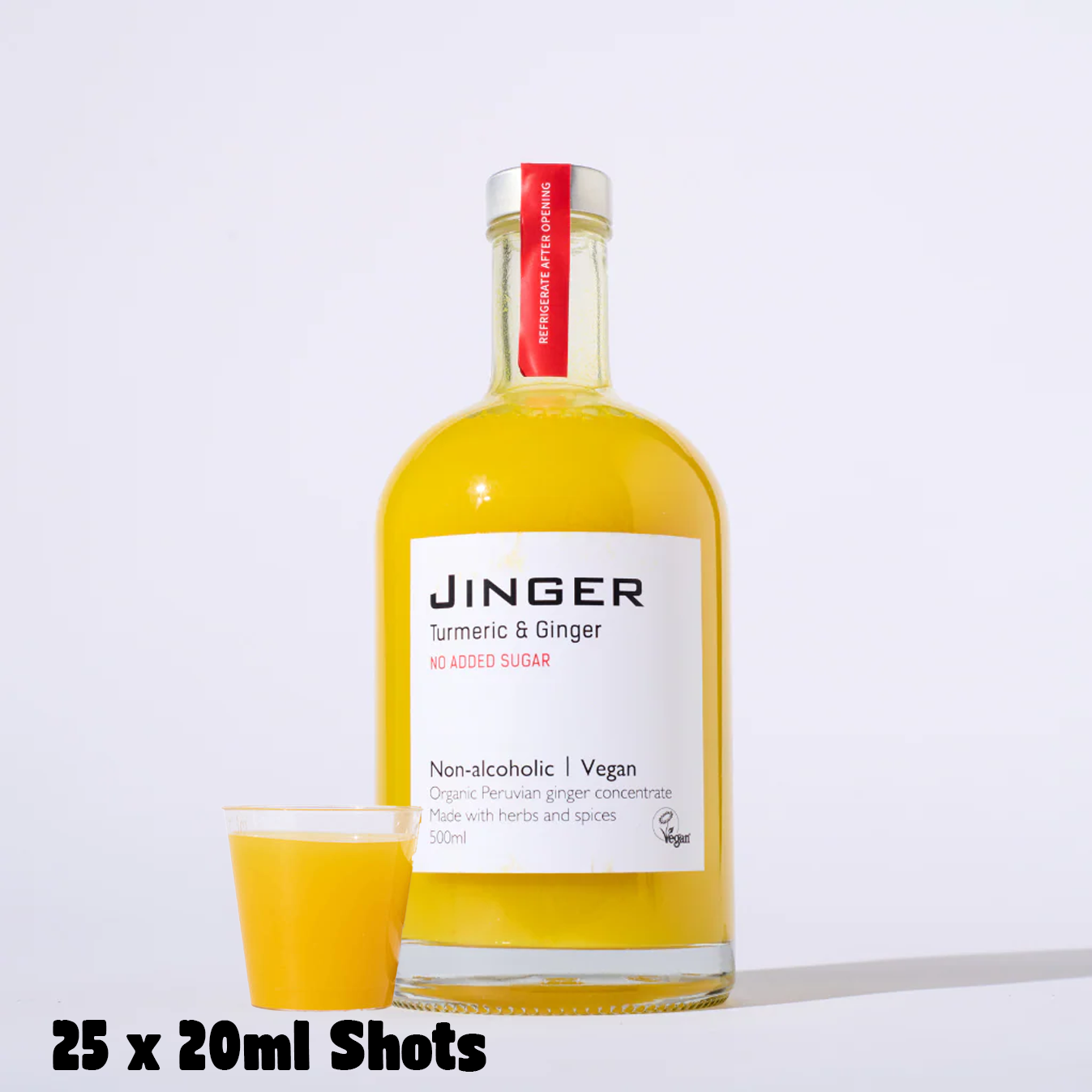 Ginger & Turmeric [NO ADDED SUGAR] -  Concentrate 500ml