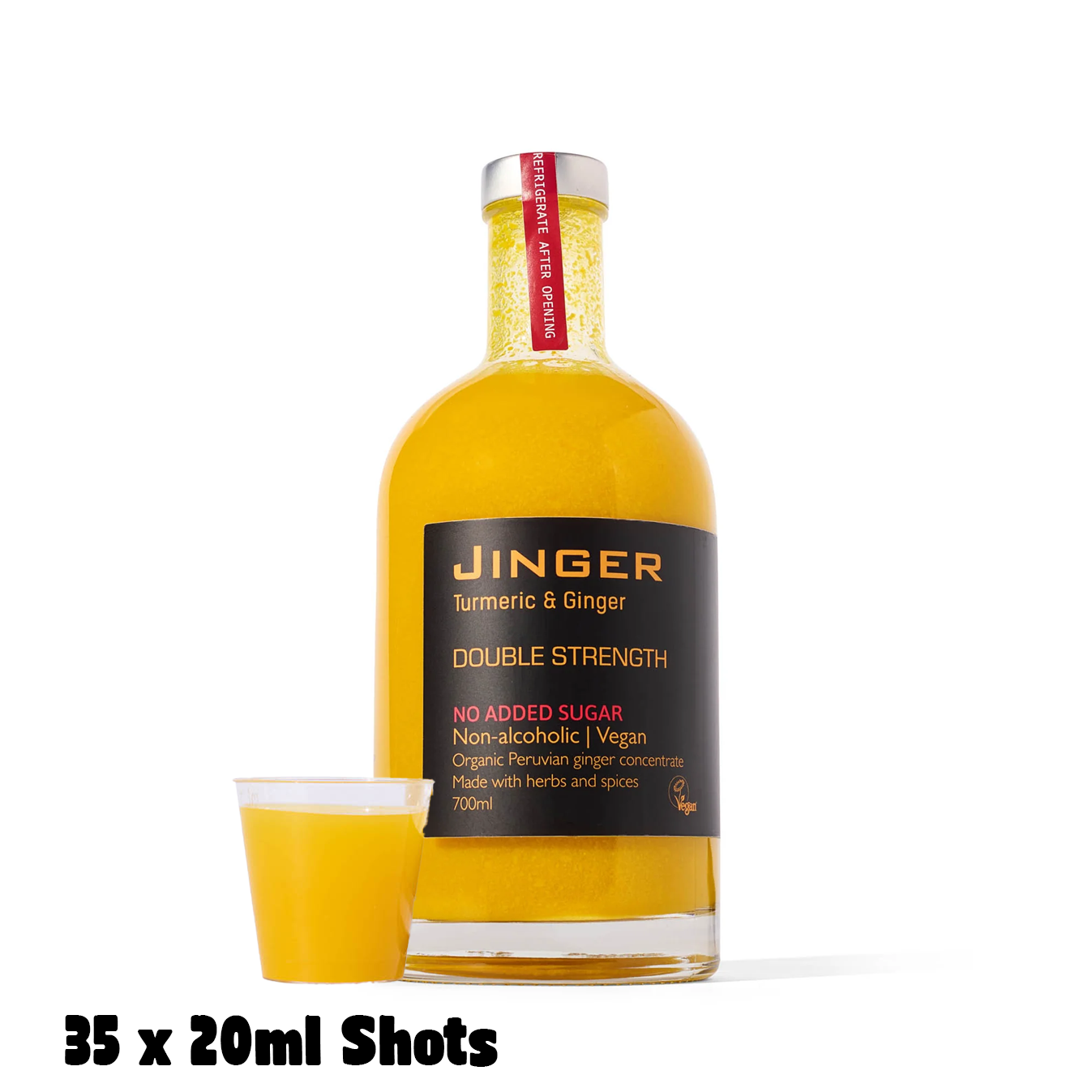 DOUBLE STRENGTH Ginger & Turmeric [NO ADDED SUGAR] -  700ml