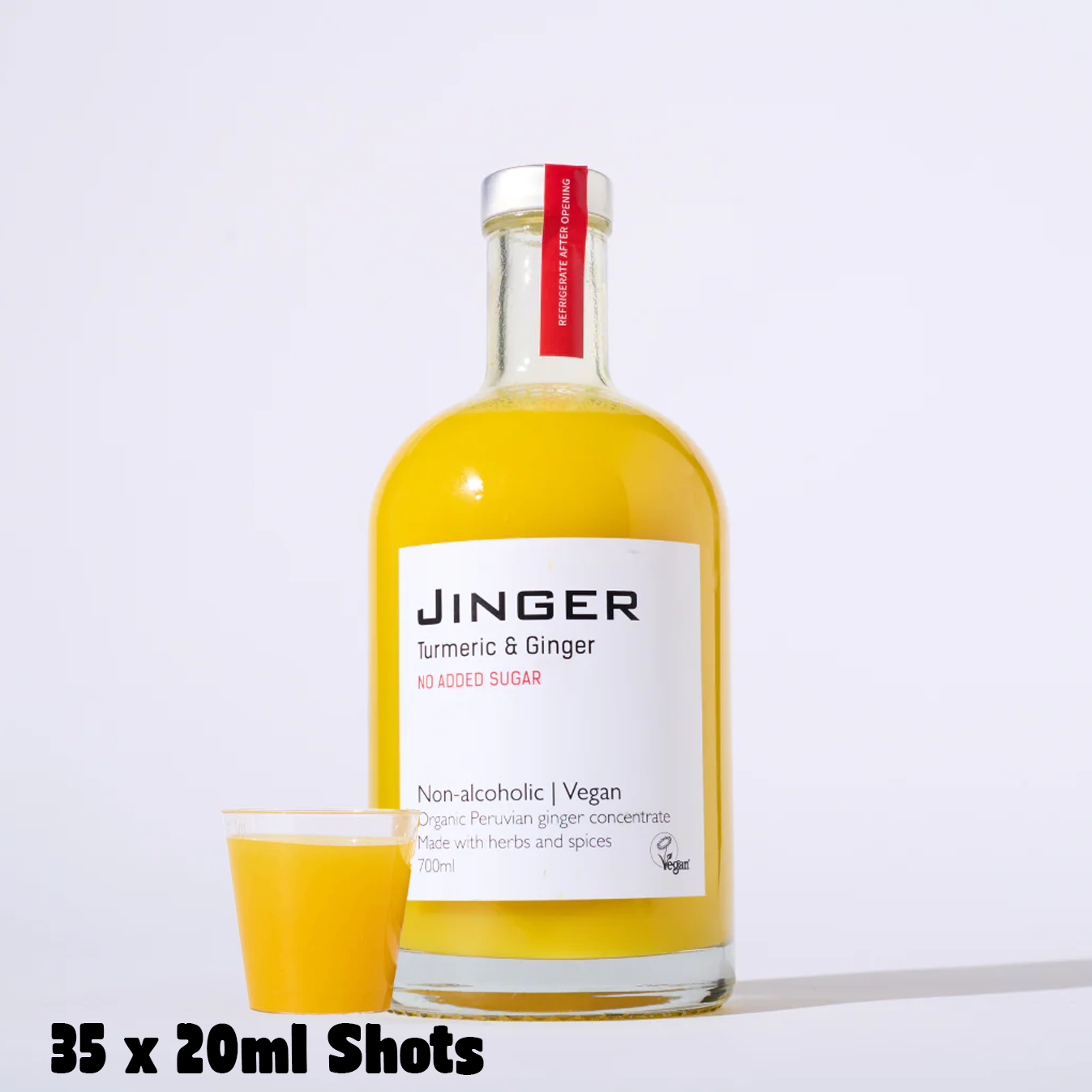 Ginger & Turmeric [NO ADDED SUGAR] -  Concentrate 700ml