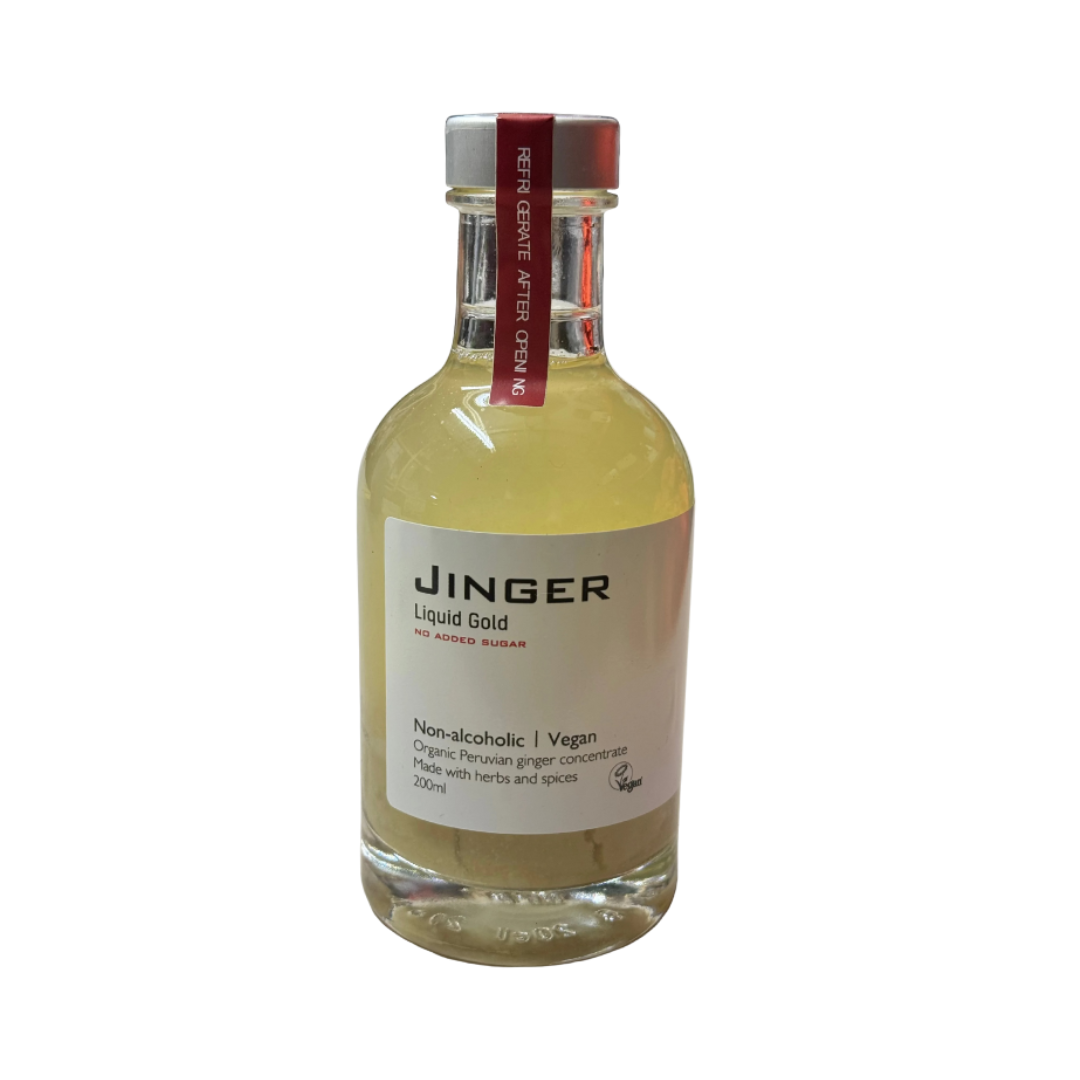 Organic Ginger Liquid Gold with Apple juice - No Added Sugar - 200ml