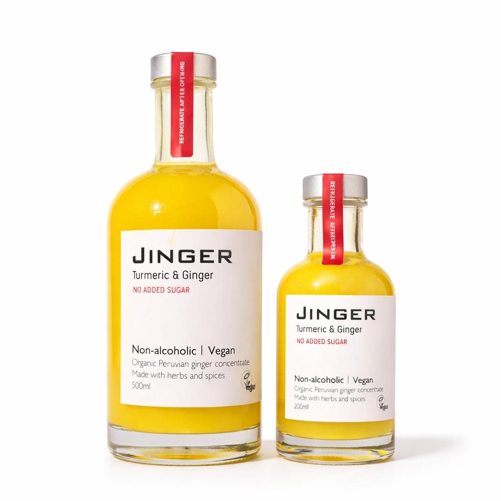 Bundle - Organic Ginger Liquid Gold with Apple juice - No Added Sugar