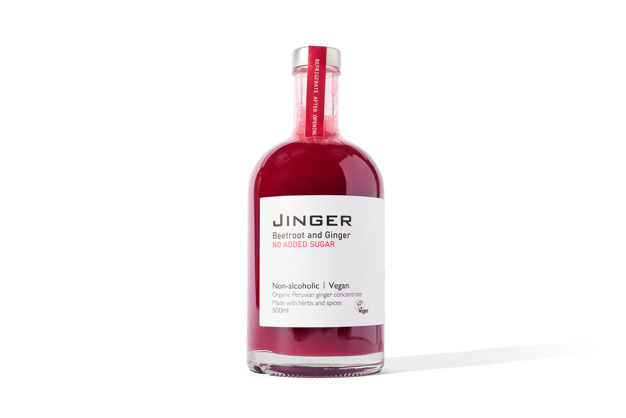Organic Ginger & Beetroot 500ml (NO ADDED SUGAR)
