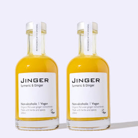 Ginger & Turmeric Concentrate 200ml (2 Bottles) - SALE expires 25/2/26 each bottle has 10 shots