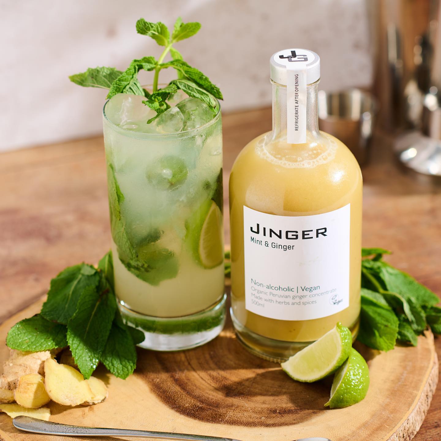 Ginger & Mint - 500ml [NO ADDED SUGAR]
